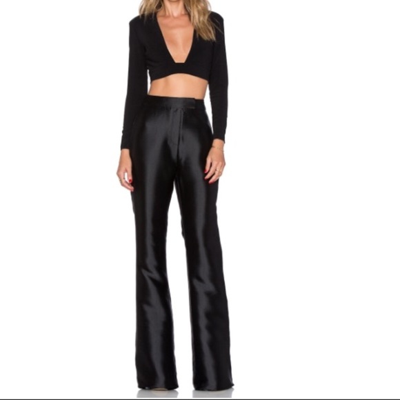 Solace London Pants - Solace London Laurie Trousers in Black